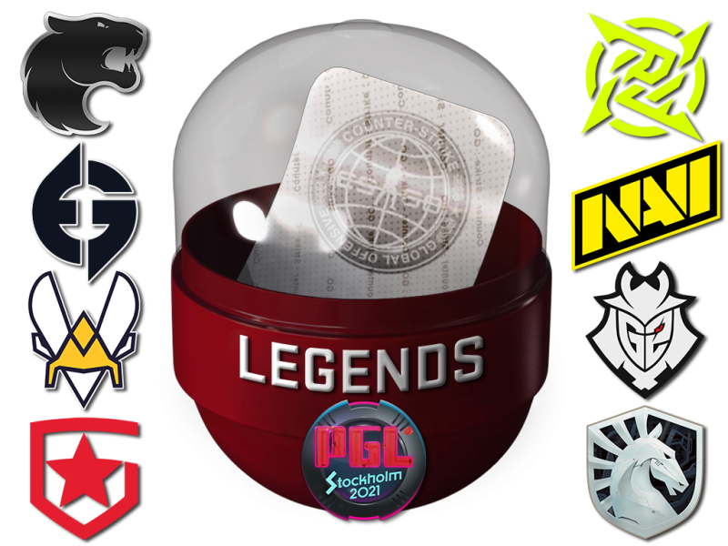 Stockholm 2021 Legends Sticker Capsule